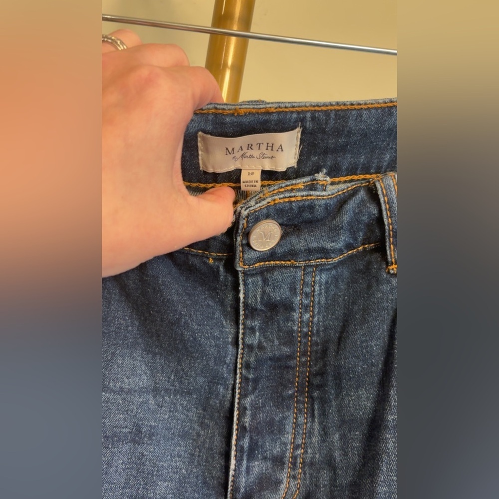 Martha Stewart Weekend Jeans NWT Size 12 Dark Indigo MSRP $63.99 - Picture 4 of 4